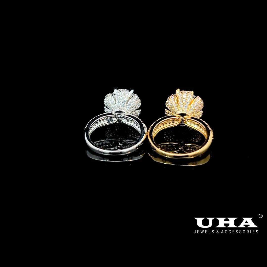 N503 Nhẫn nữ đính đá CZ cao cấp, thiết kế sang trọng, tinh tế UHA Women