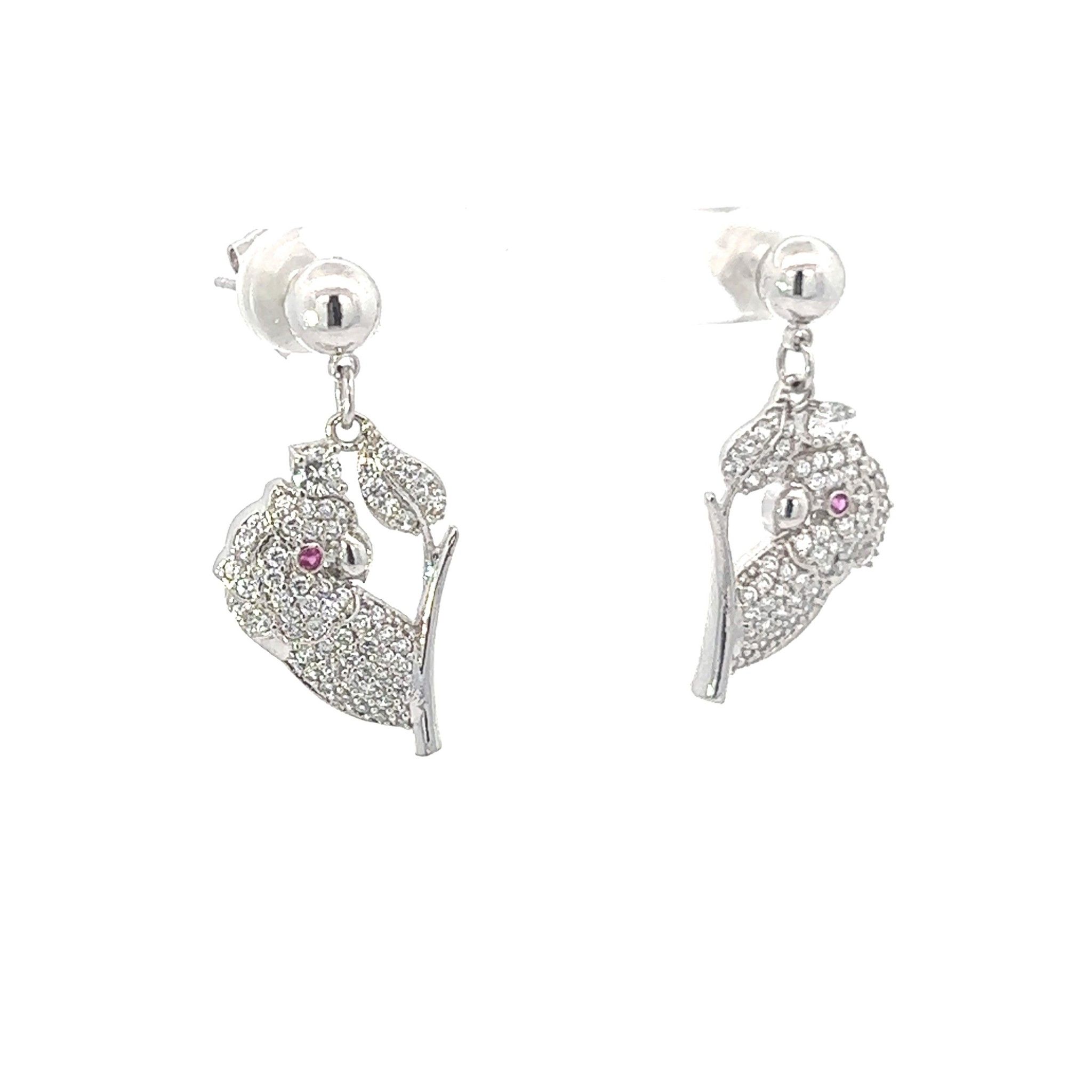 B1048 Bông tai kiểu dáng đính đá baguette siêu xinh Women