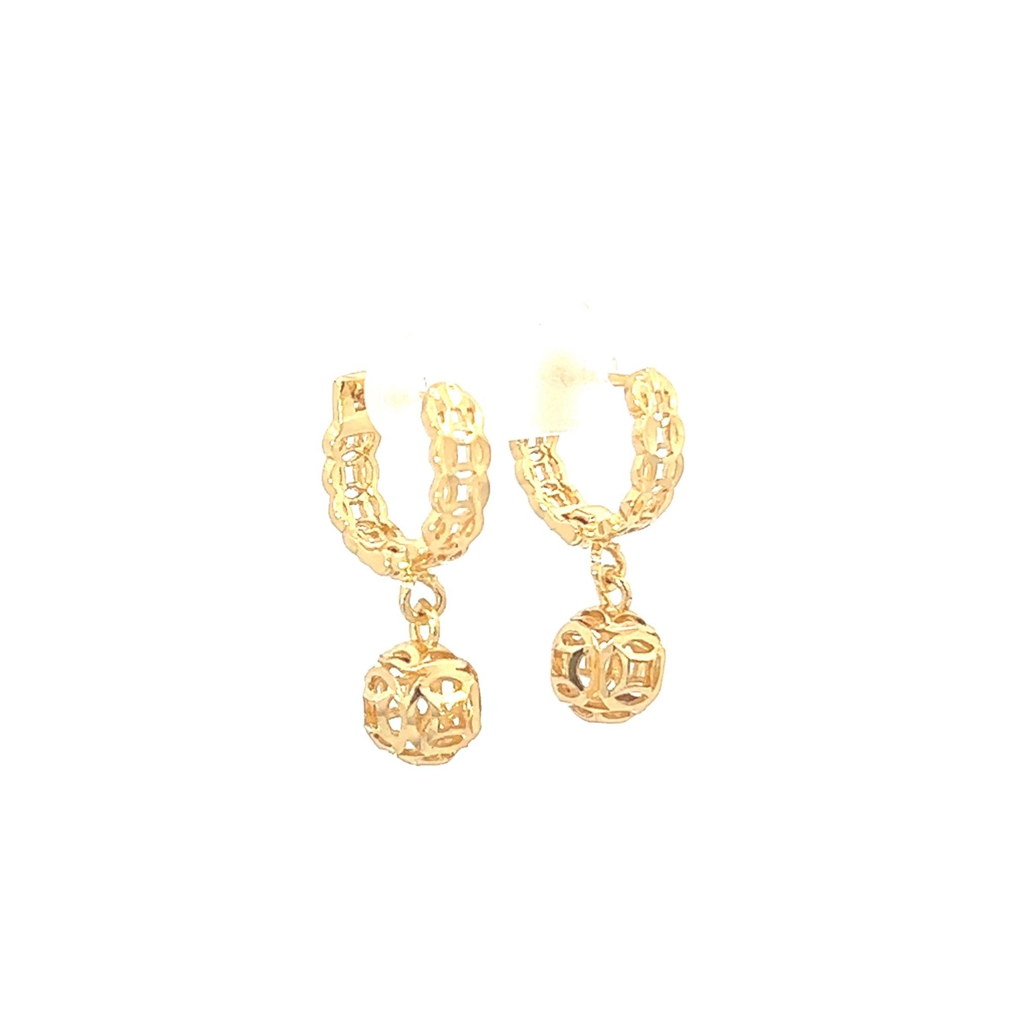 B1336 UHA bông tai nữ đính đá CZ cao cấp sáng lấp lanh siêu xinh Women