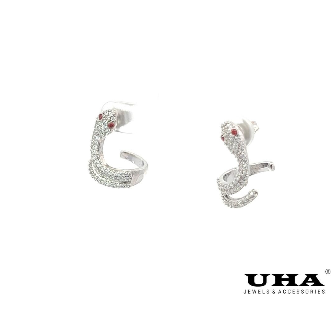 B1291 Bông tai nữ thiết kế kiểu rắn lạ mắt UHA Voi Women