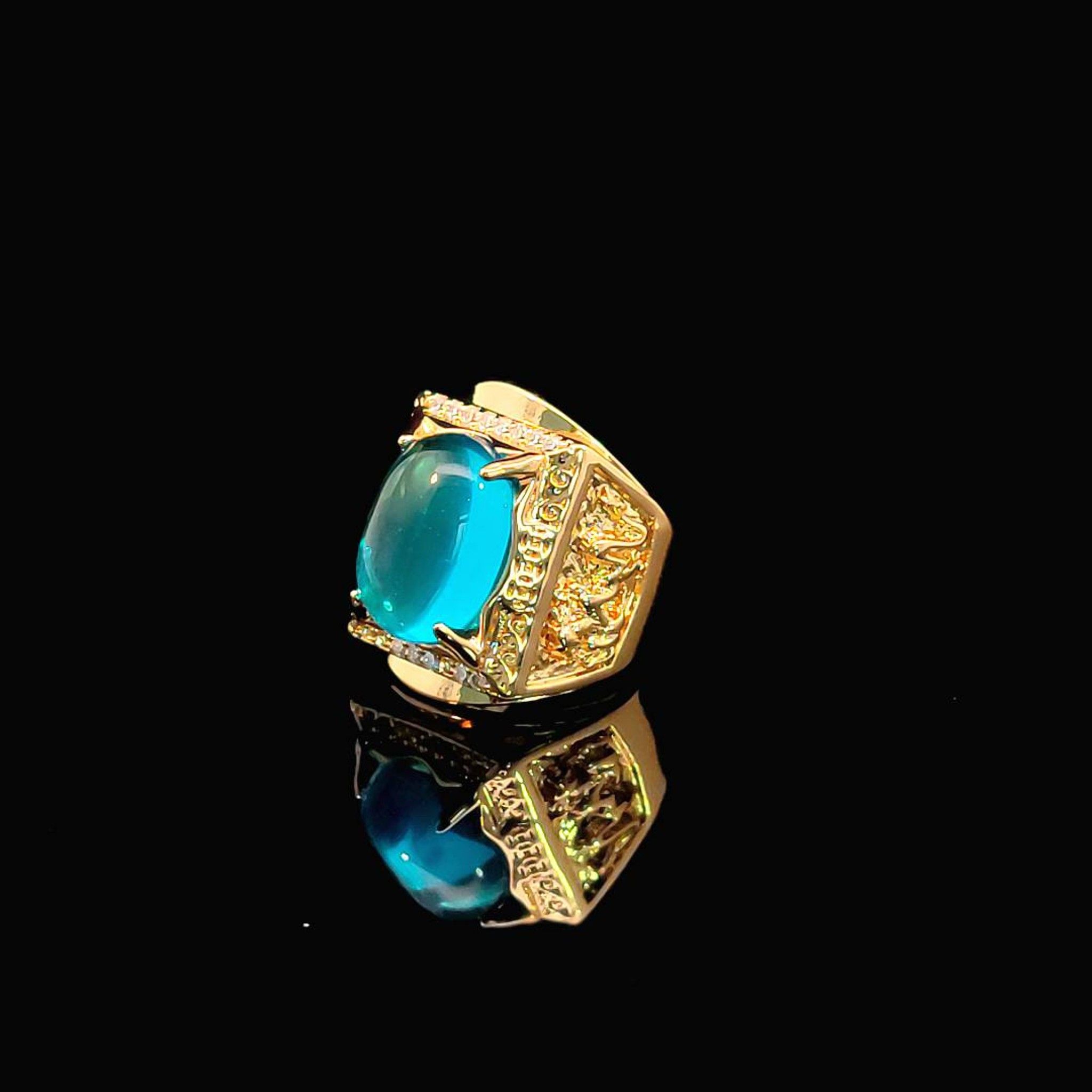 N1083 Nhẫn nam phong thủy có lót lòng đẳng cấp sang trọng UHA