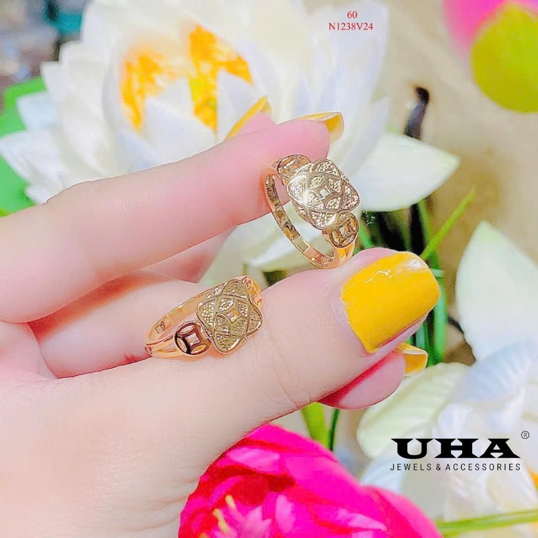 N1238 Nhẫn nữ thiết kế trẻ trung đơn giản UHA Women