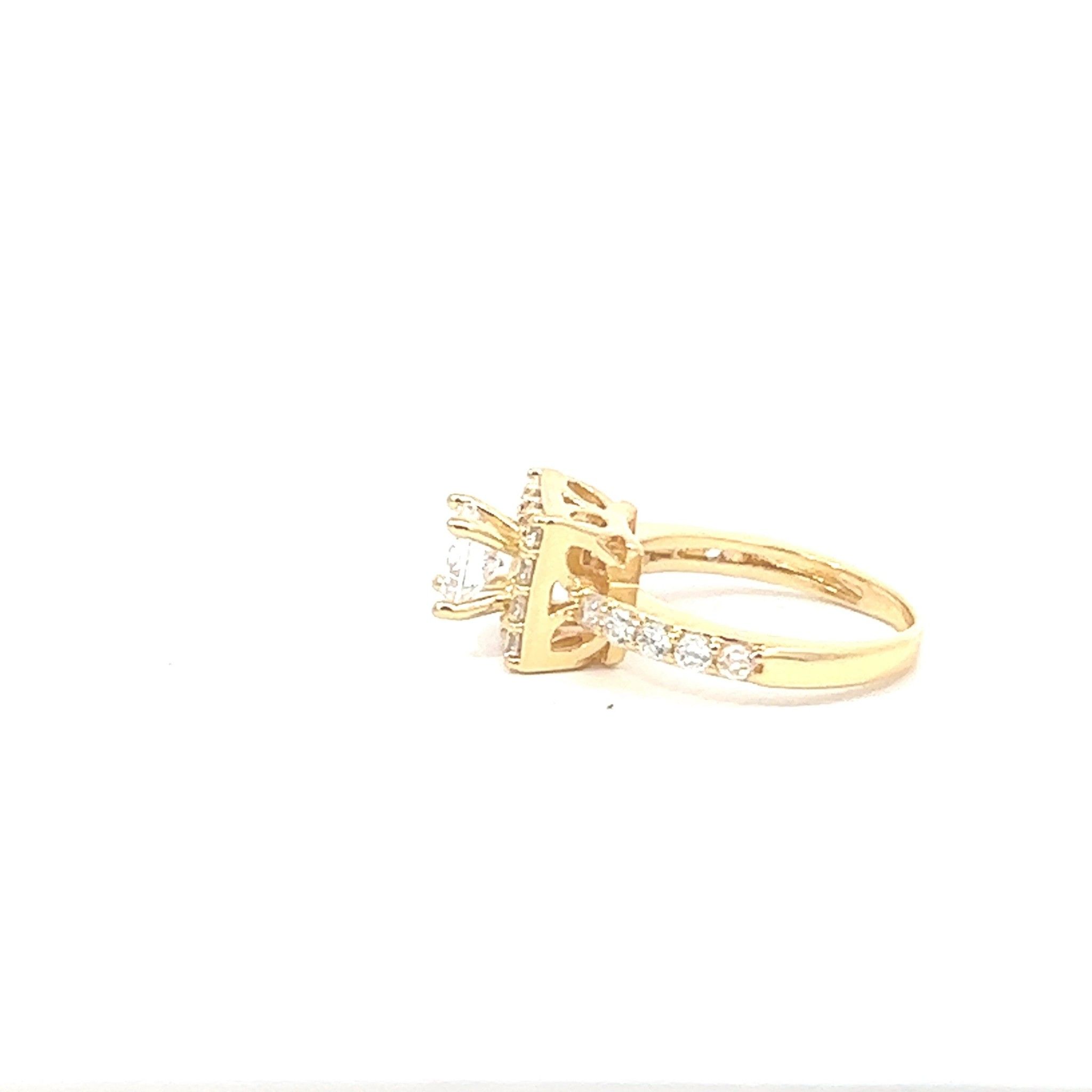 N754 UHA - Nhẫn nữ UHA đính đá CZ cao cấp bền màu Women