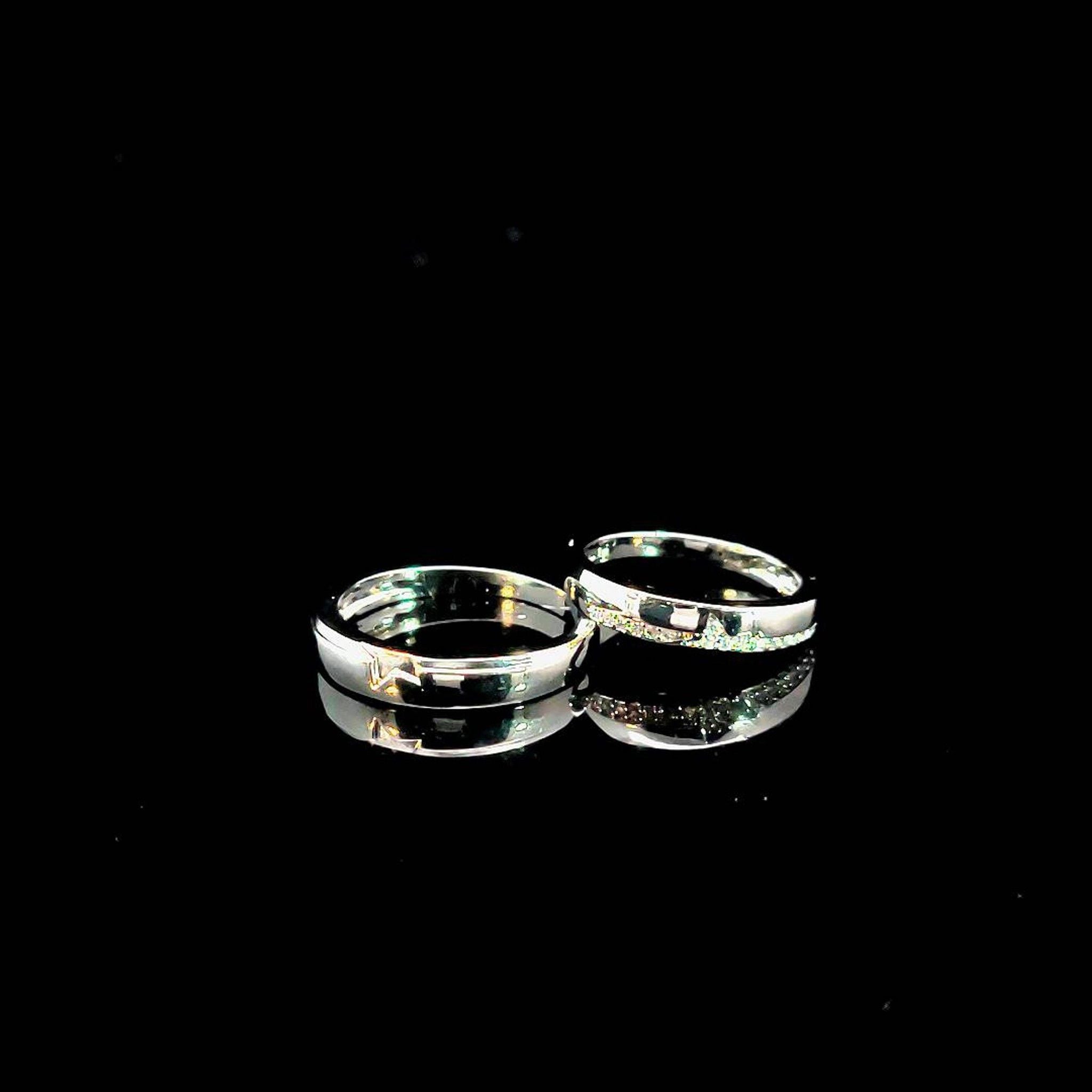 NC1017 Nhẫn cặp đính đá CZ cao cấp UHA Women