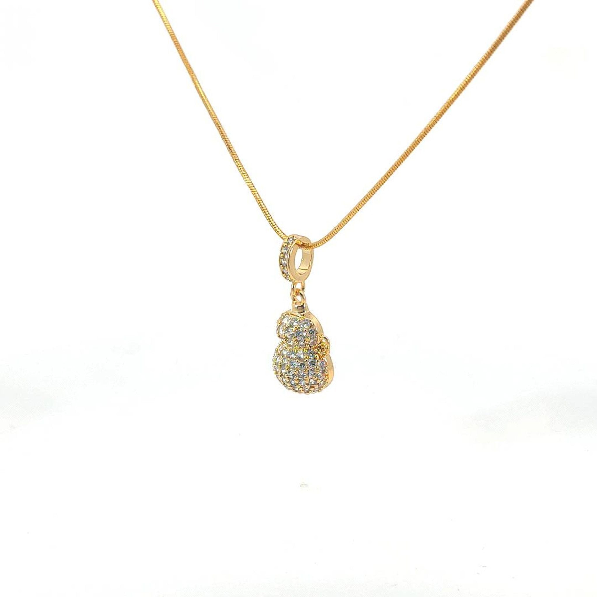 M1548 - Mặt dây chuyền nữ mạ vàng kiểu dáng sang trọng (Không kèm dây)