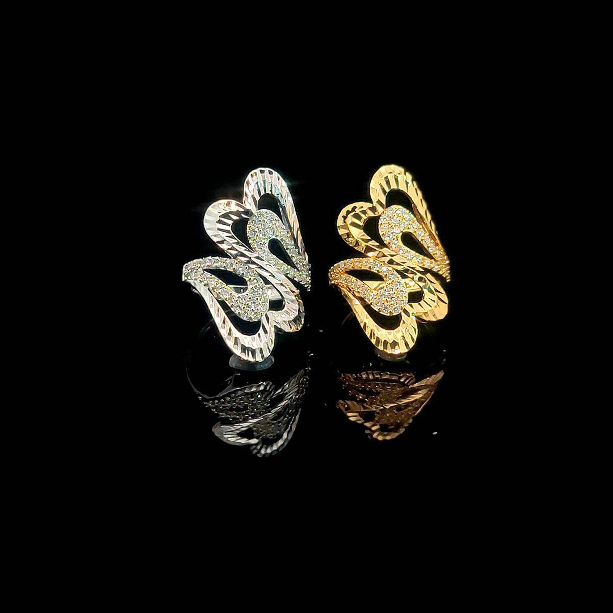 N279 Nhẫn nữ đính xoàn cao cấp sang trọng, thiết kế trẻ trung cá tính