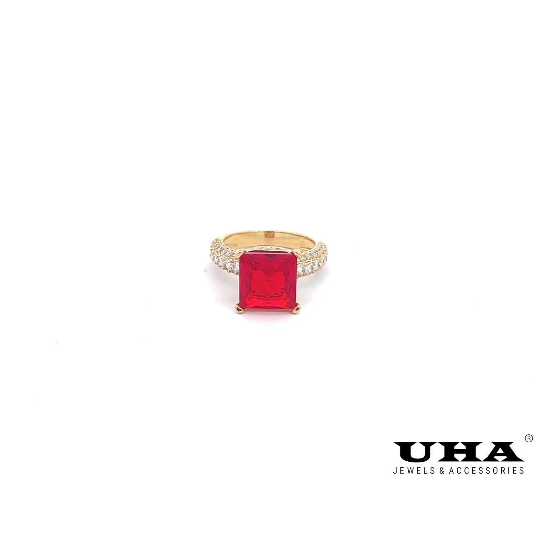 N654 Nhẫn nữ thiết kế sang trọng đính đá sáng lấp lánh  UGA Women