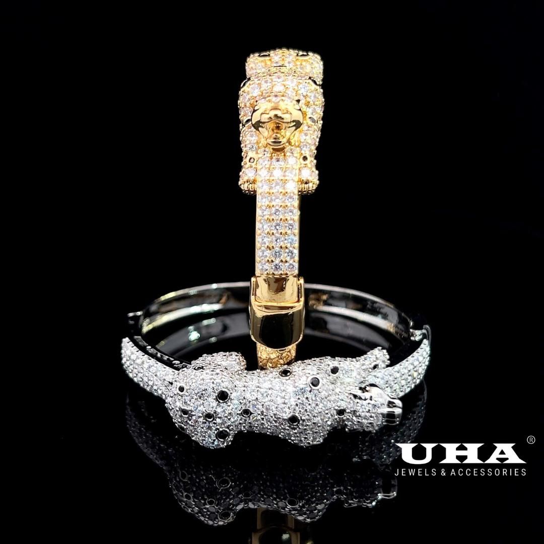 V614 Vòng tay nữ thiết kế sang trọng đính đá cz cao cấp sáng lấp lánh UHA Phụ Kiện