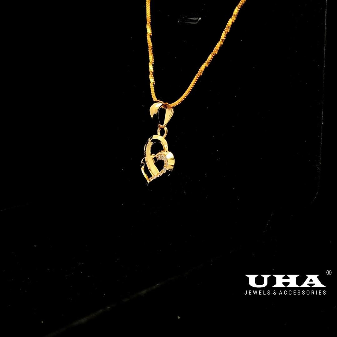 M1657 Mặt và dây chuyền nữ thiết kế nhỏ gọn , tinh tế, sang trọng UHA