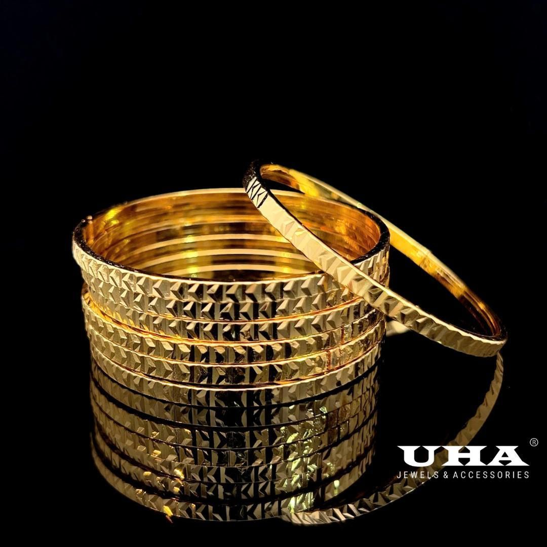 KV18 Vòng ximen khóa bấm gồm 7 chiếc vòng  sáng lấp lánh vòng tay nữ Phụ Kiện