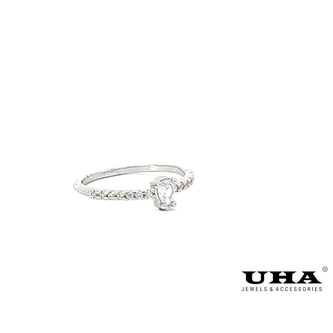 N990 Nhẫn nữ thiết kế nhỏ gọn trẻ trung bền màu cao cấp UHA Women