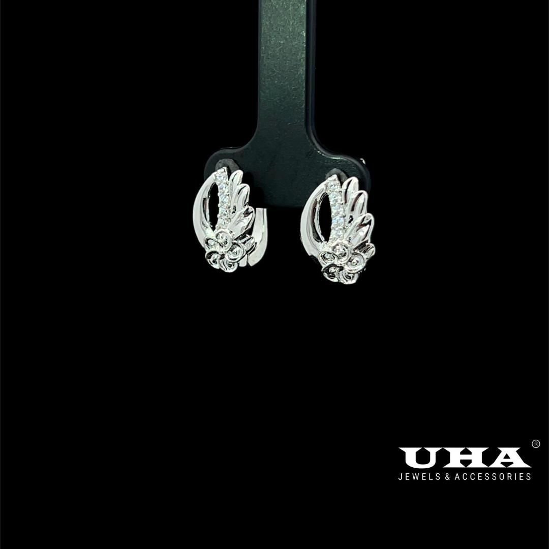 B1615 Bông tai nữ đính đá sáng lấp lánh UHA- TẶNG KÈM HỘP Women Hoa Tai