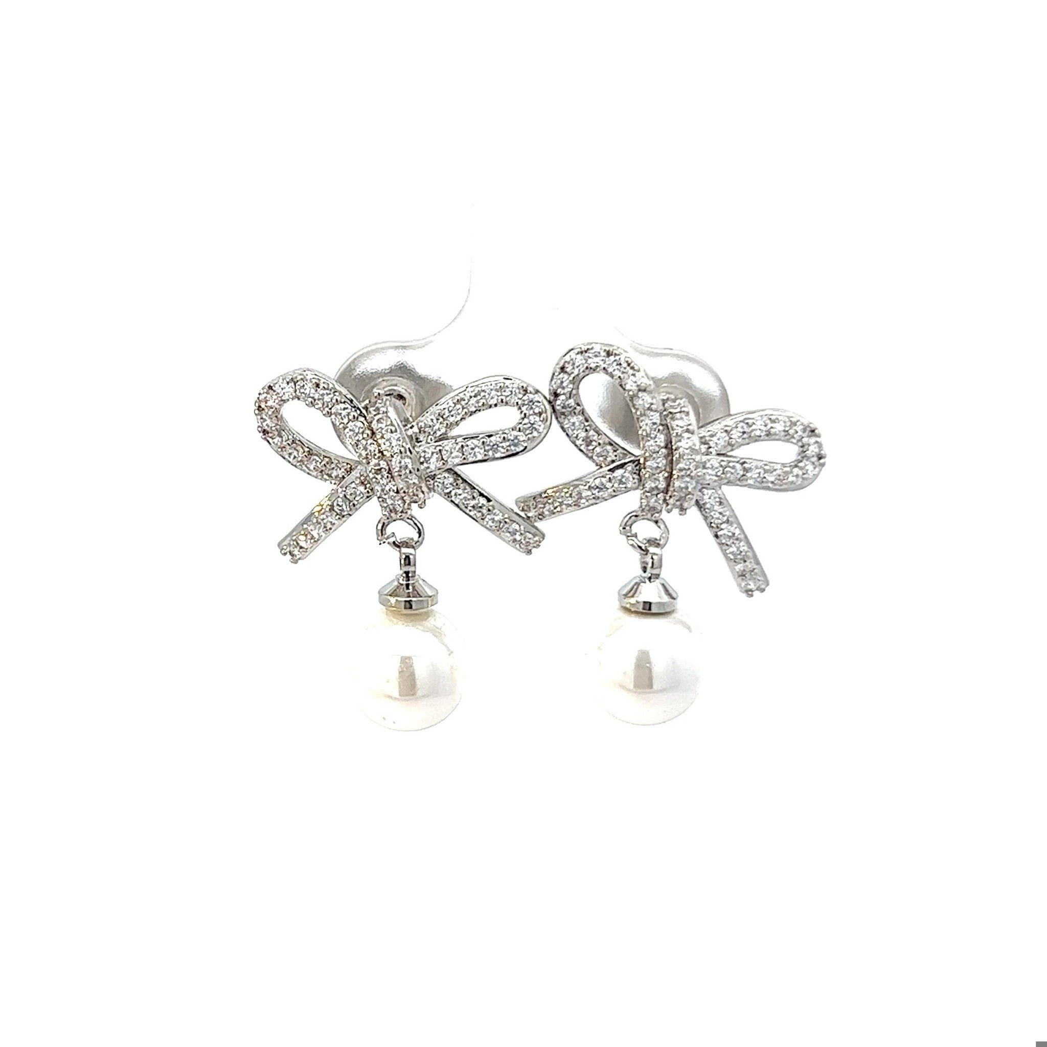 B1503 Bông tai kiểu nơ đính hột bẹt siêu xinh UHA Voi Women