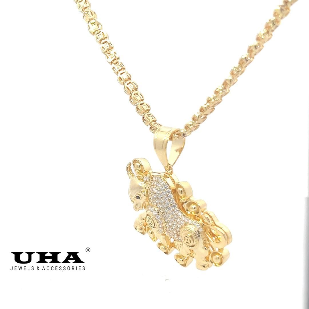 M1240 Mặt và dây chuyền nữ kiểu dáng sang trọng thiết kế độc đáo UHA Móc Khoá