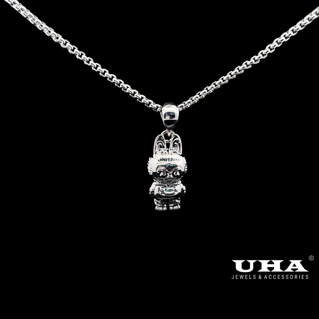 M1653 Mặt và Dây chuyền LBB cao cấp unisex thiết kế tinh xảo UHA