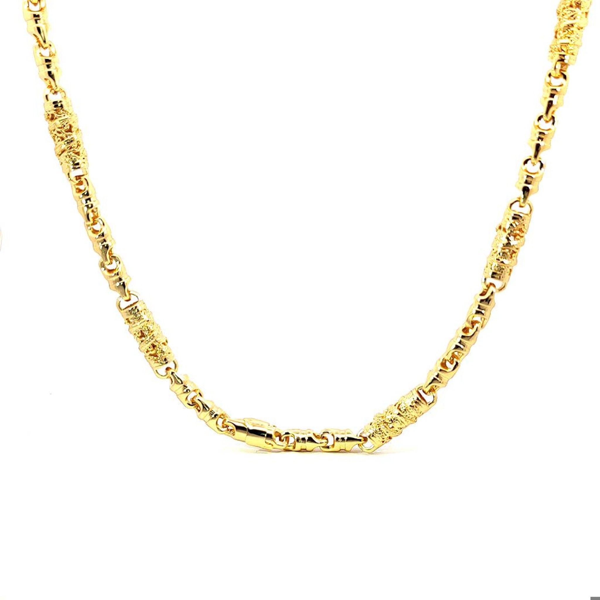 D60  UHA Dây chuyền nam hình rồng XI MẠ kiểu dáng sang trọng Trang Sức Trang Sức Jewelry