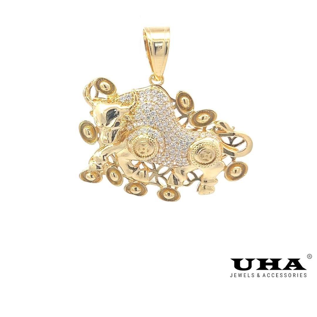 M1240 Mặt và dây chuyền nữ kiểu dáng sang trọng thiết kế độc đáo UHA Móc Khoá