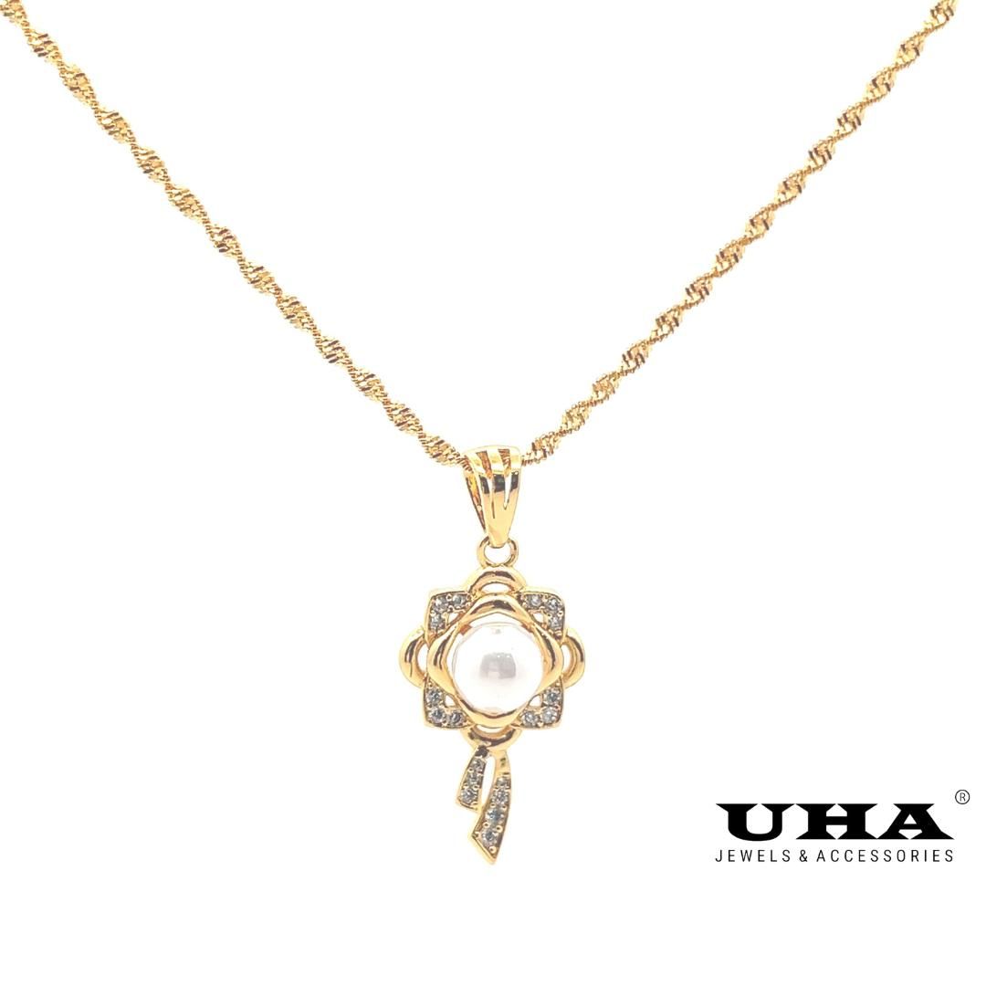 M1520 Mặt và Dây chuyền nữ thiết kế trẻ trung xinh xắn UHA Voi Charm