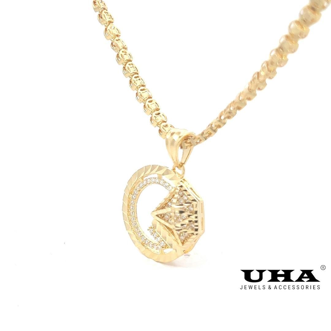 M798 Mặt và Dây chuyền nữ thiết kế sang trọng UHA Voi Charm