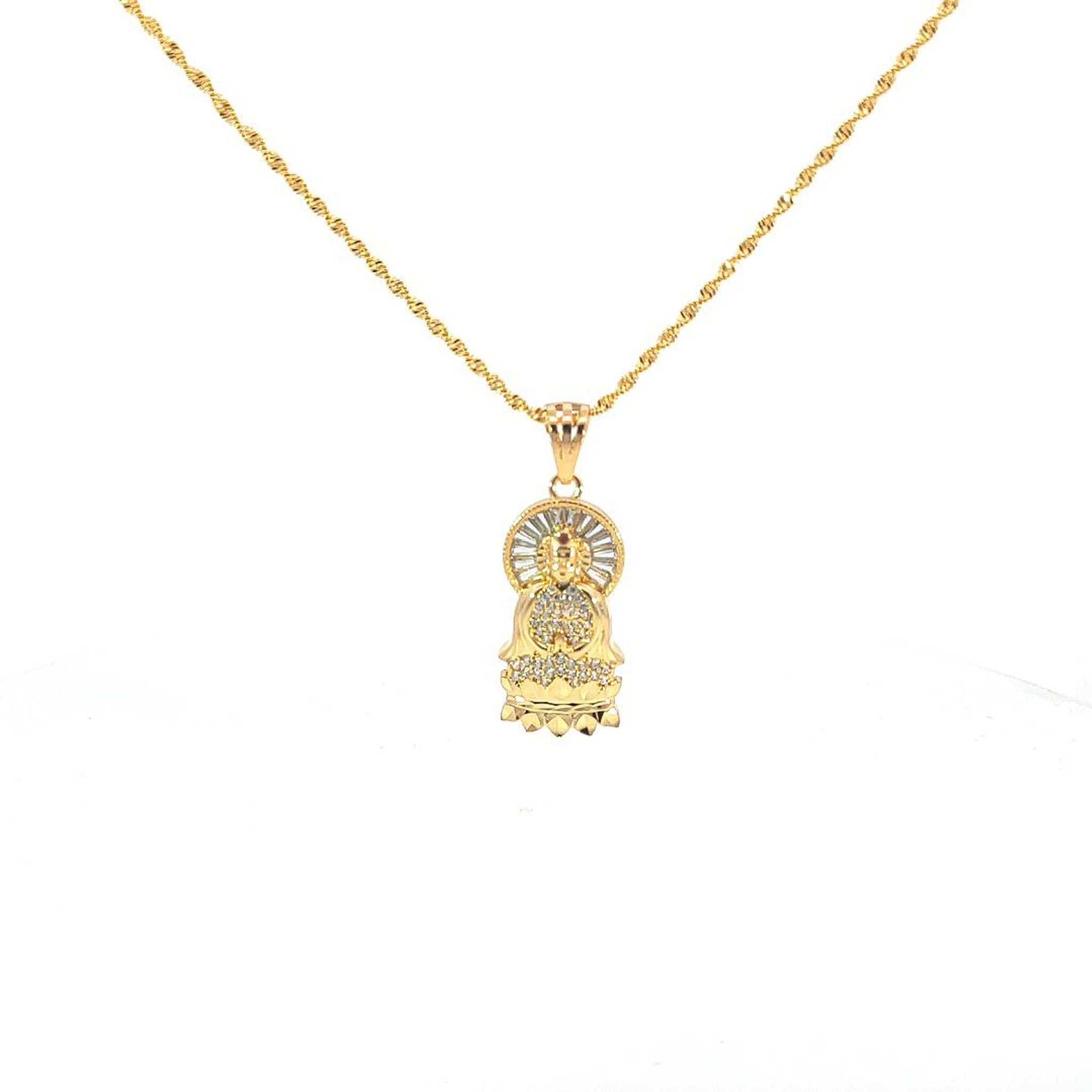 M754 - Mặt dây chuyền nữ mạ vàng kiểu dáng sang trọng (Không kèm dây) Women