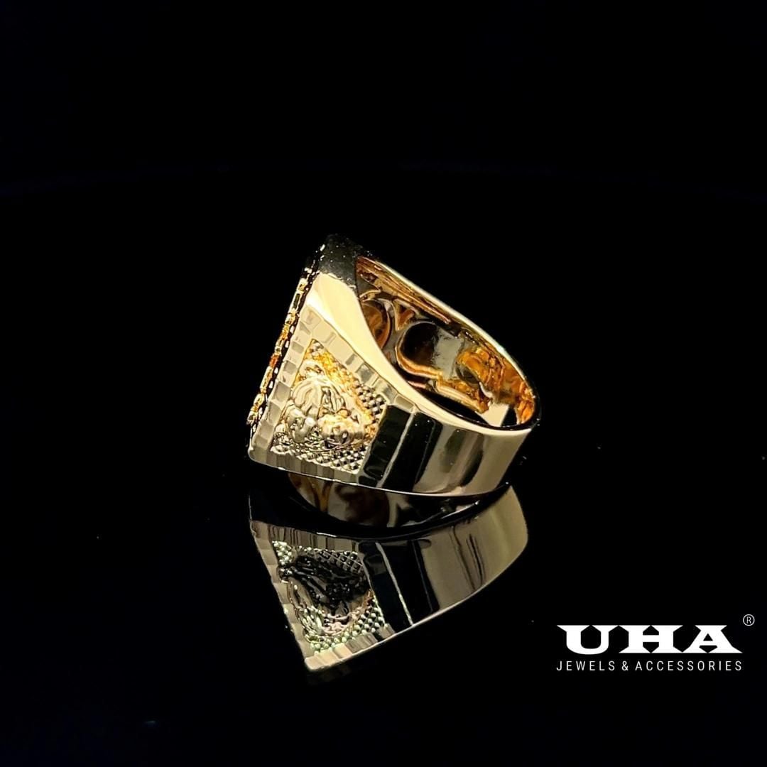 N1040 Nhẫn nam có lót lòng thiết kế Tài Lộc cao cấp sang trọng UHA