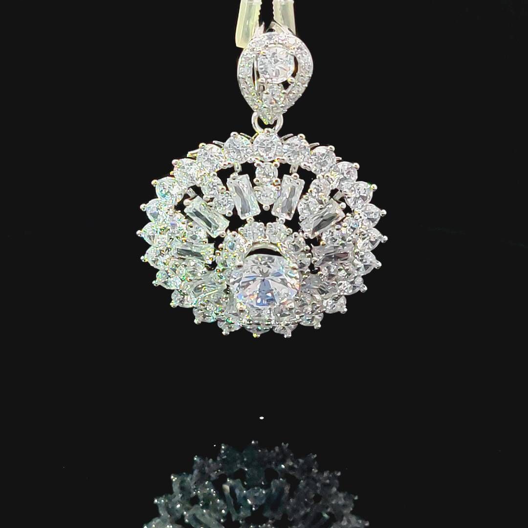 M1297 Mặt dây chuyền nữ KHÔNG KÈM DÂY đính dá CZ cao cấp Women Trang Sức  Jewelry