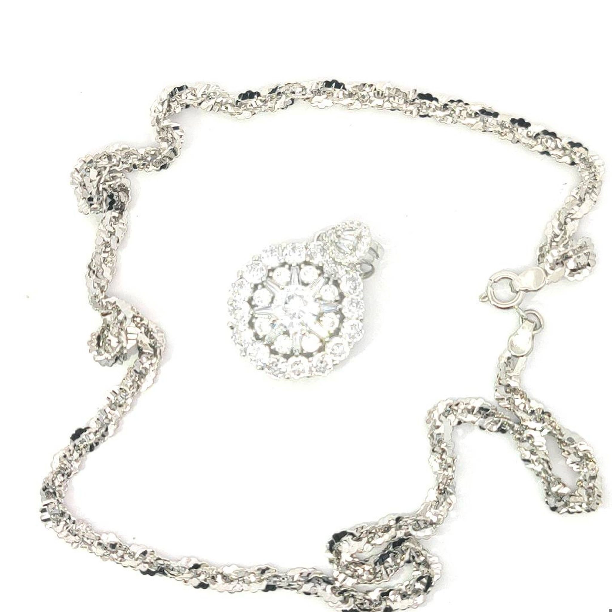 M1586 Mặt dây chuyền nữ đính đá Women Khuyên Tai Charm