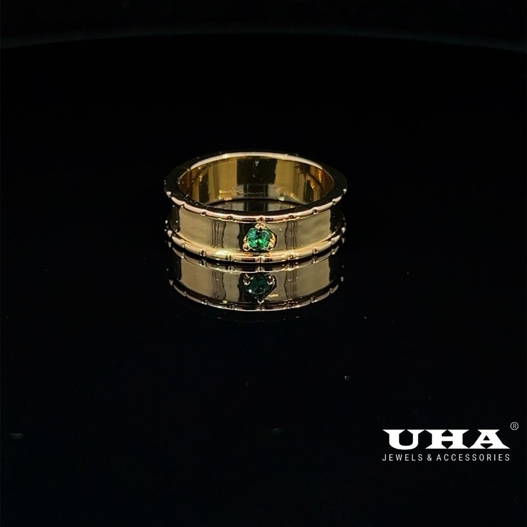 N1038DM Nhẫn nam đính đá màu phong thủy siêu xinh UHA