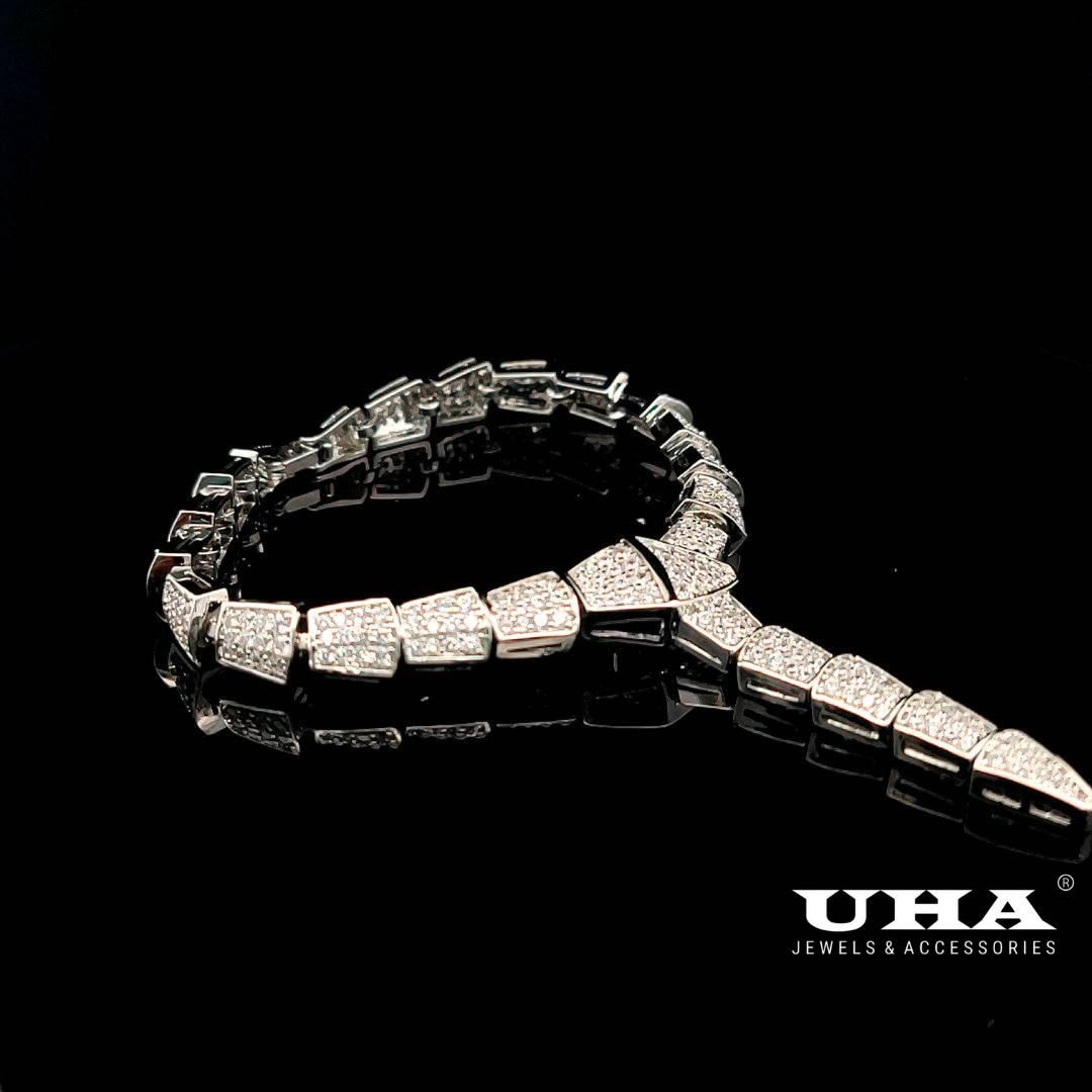 L514 Lắc tay nữ thiết kế bền màu cao cấp sáng lấp lánh UHA Phụ Kiện