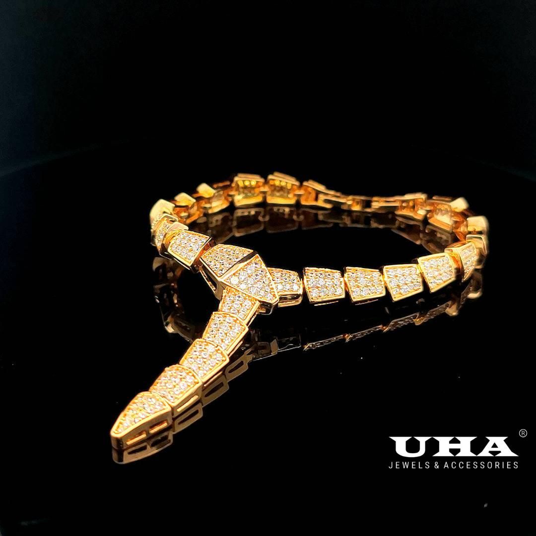 L514 Lắc tay nữ thiết kế bền màu cao cấp sáng lấp lánh UHA Phụ Kiện