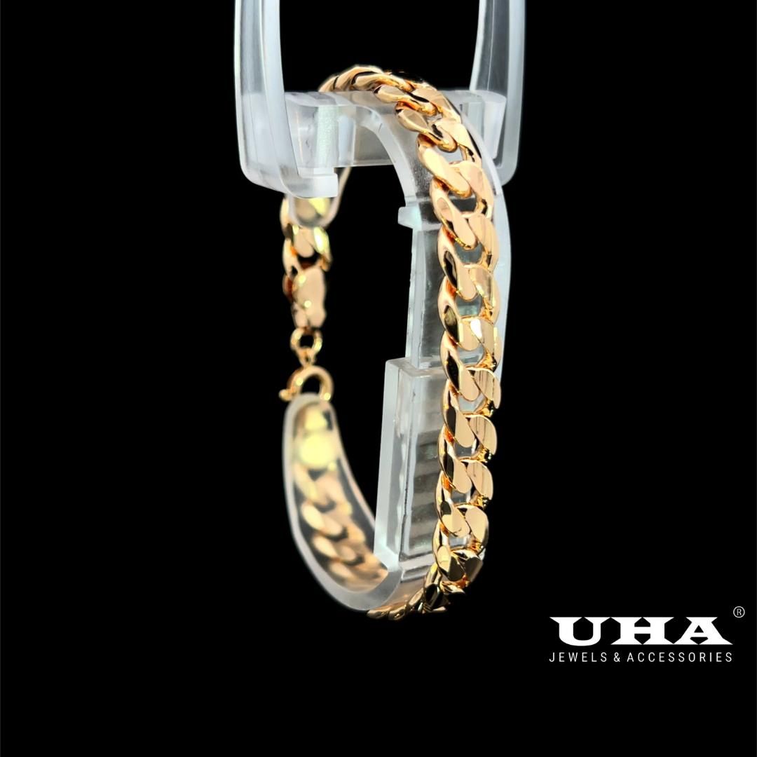 LTNU24 Lắc tay unisex thiết kế kiểu mắt xích nhỏ gọn sang trọng UHA Phụ Kiện