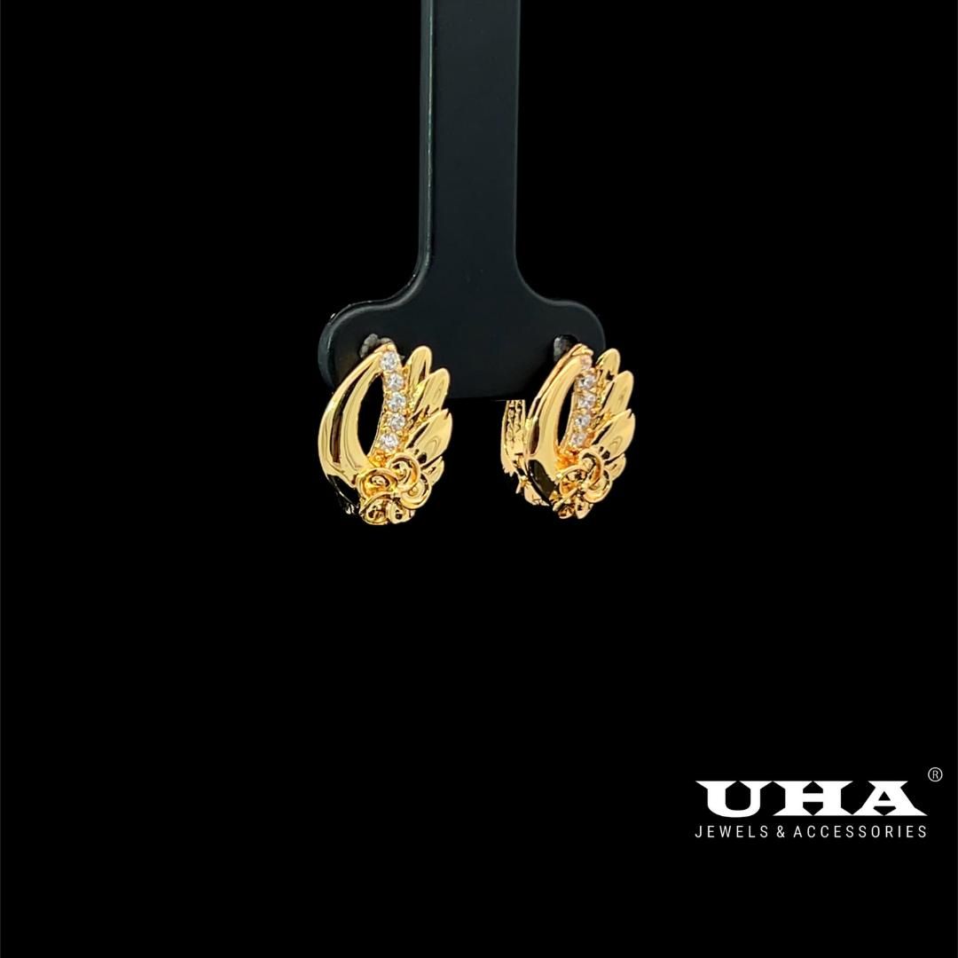 B1615 Bông tai nữ đính đá sáng lấp lánh UHA- TẶNG KÈM HỘP Women Hoa Tai