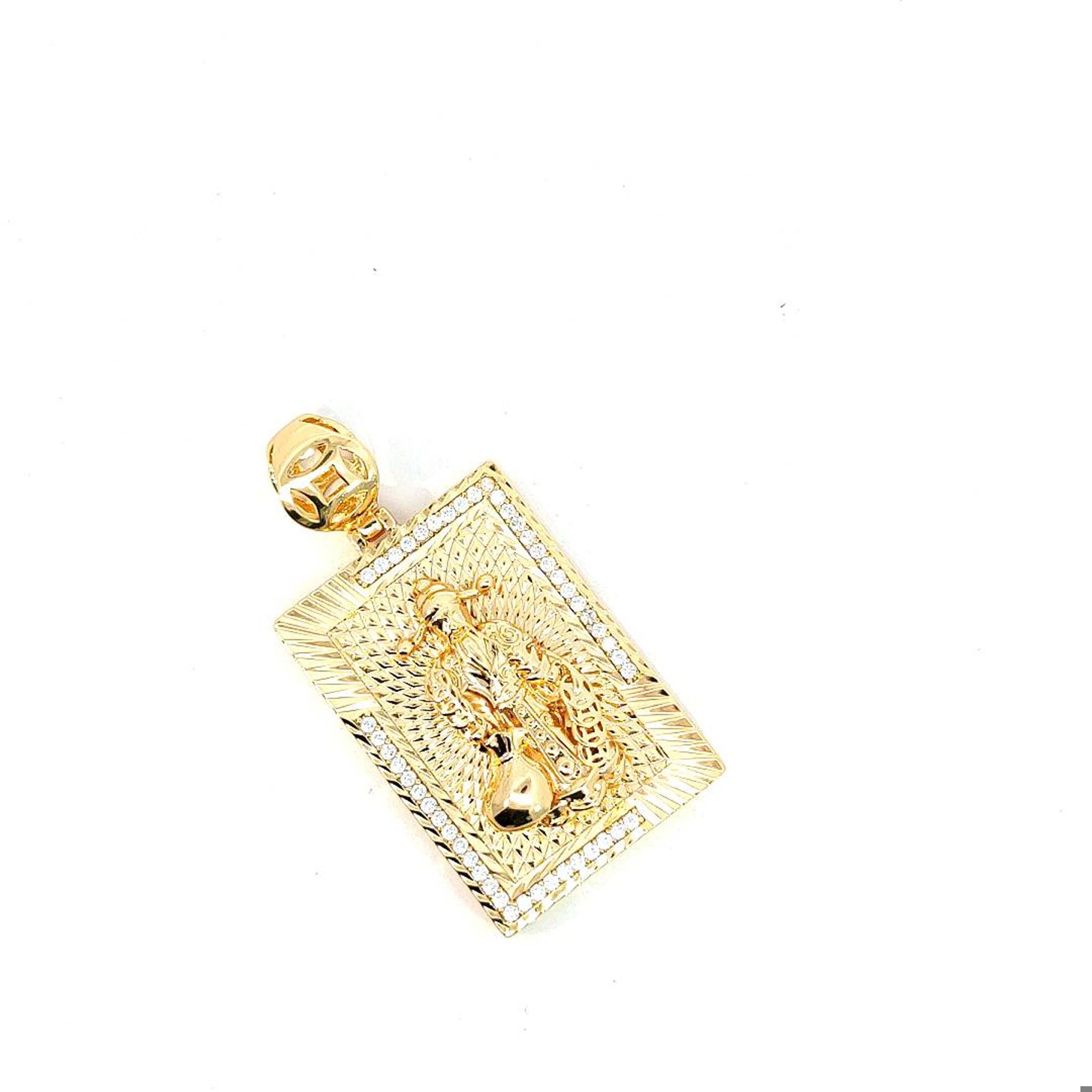 M1574 Mặt ông thần tài may mắn thiết kế sang trọng cá tính Nam