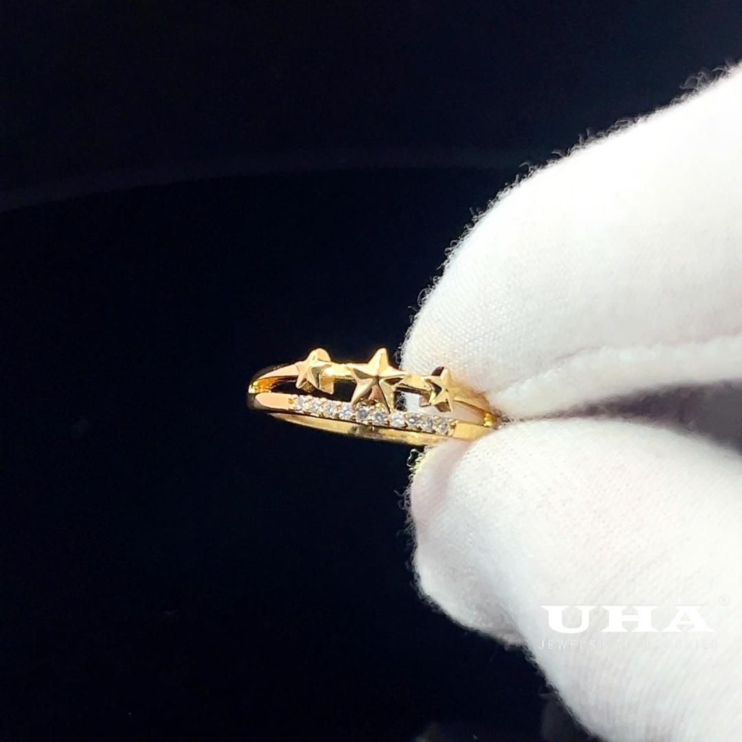 N1247 Nhẫn nữ đính đá CZ cao cấp thiết kế tinh tế nhẹ nhàng UHA