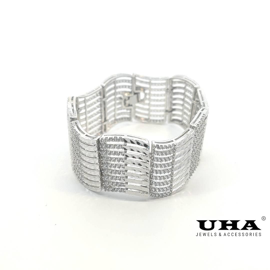 L379 Lắc tay nữ thiết kế sang trọng đính đá siêu sáng-UHA Phụ Kiện Women