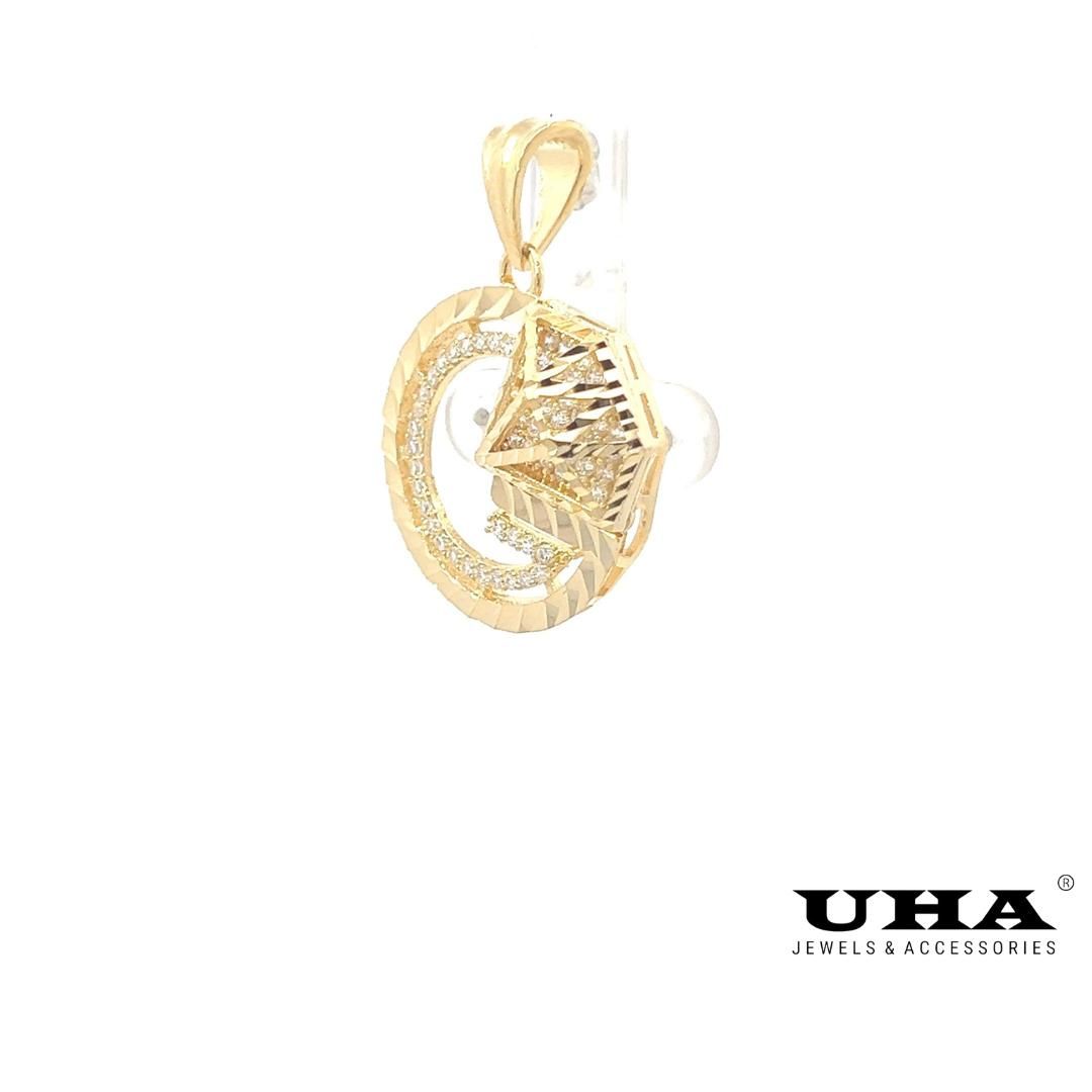 M798 Mặt và Dây chuyền nữ thiết kế sang trọng UHA Voi Charm