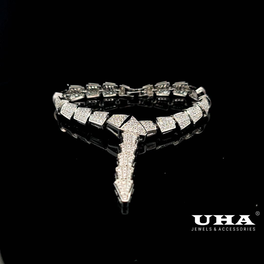 L514 Lắc tay nữ thiết kế bền màu cao cấp sáng lấp lánh UHA Phụ Kiện