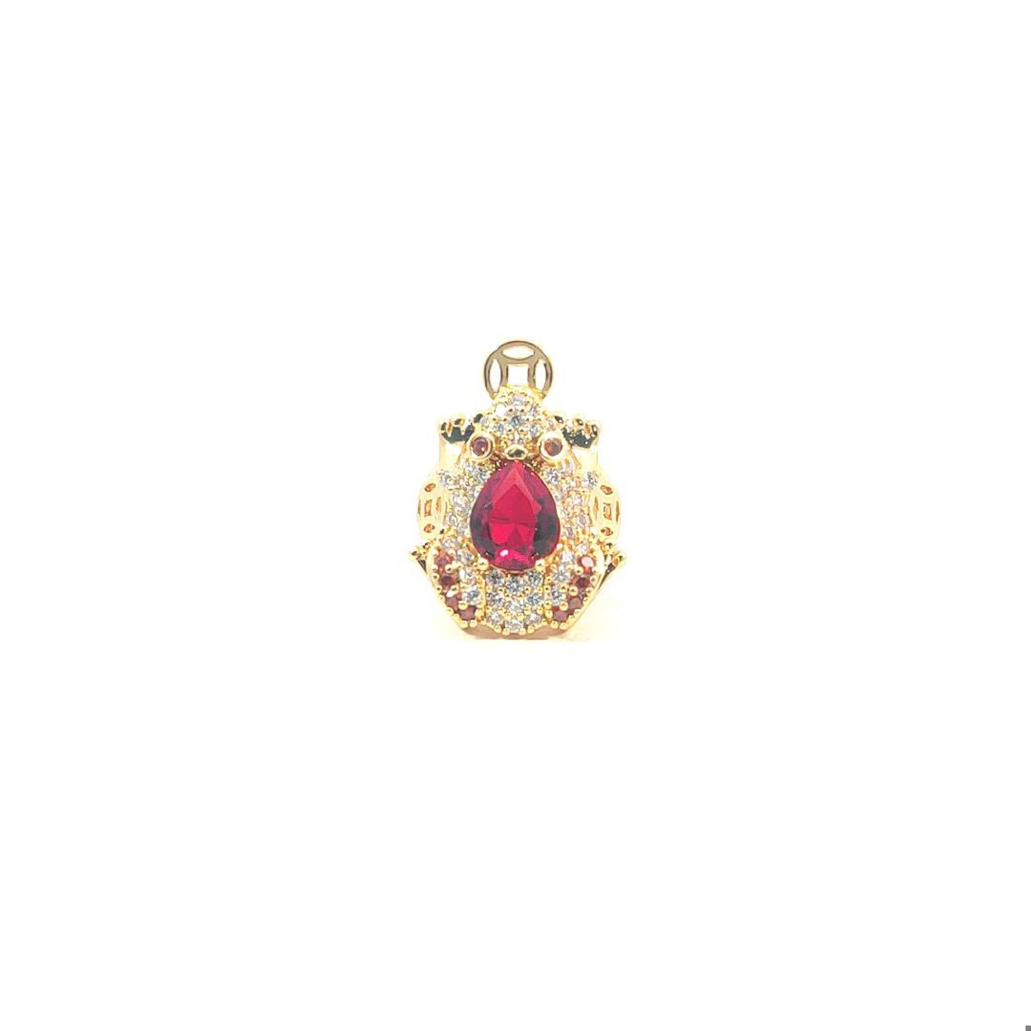 N53 Nhẫn kiểu con cóc thiết kế đơn giản trẻ trung Women Nhẫn