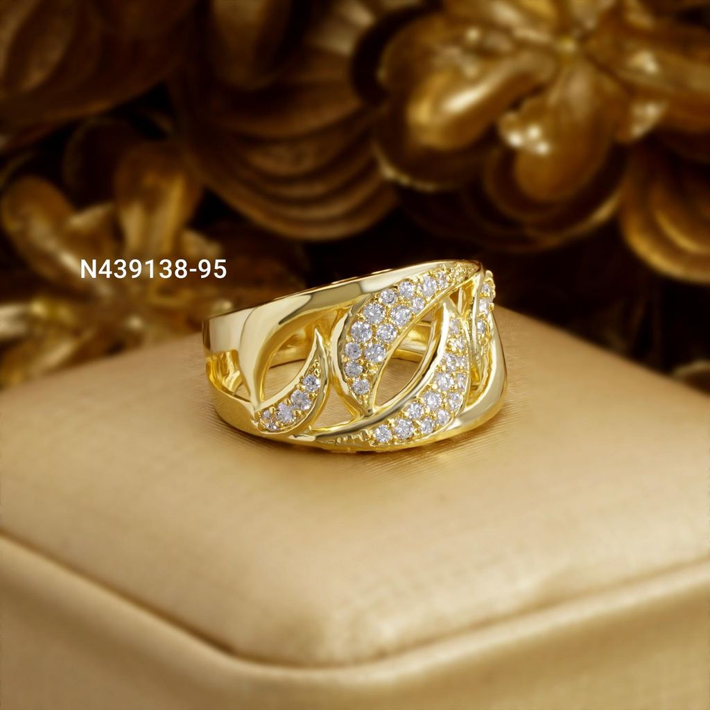 Nhẫn nữ UHA mạ vàng 18K N439138-95