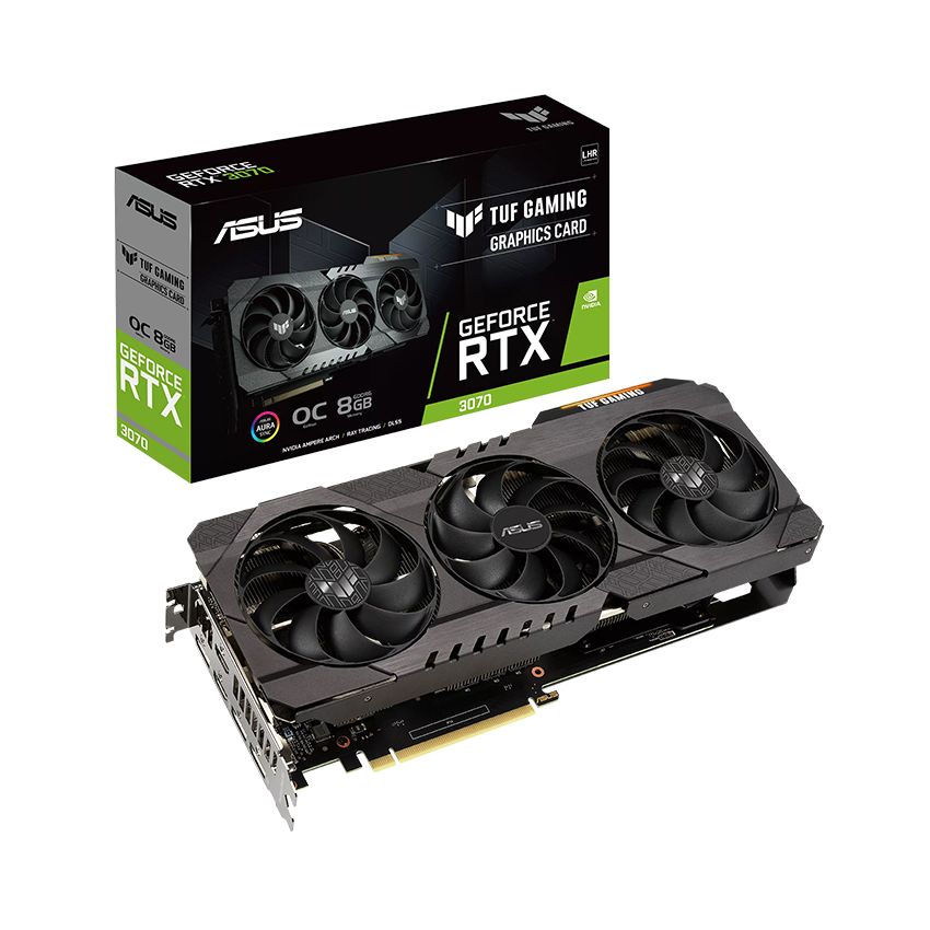 Card màn hình Asus TUF Gaming GeForce RTX 3070 V2 OC 8GB GDDR6 TUF-RTX3070-O8G-V2-GAMING