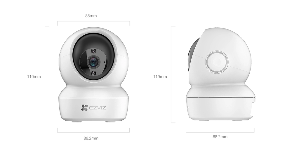 Camera Wifi Ezviz CS-H6C Pro 2K+ 4MP