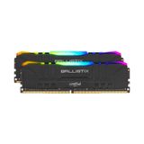 Ram Crucial Ballistix Gaming RGB 16GB 3200MHz DDR4 (8GBx2) BL2K8G32C16U4BL (Đen)
