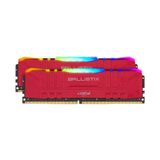 Ram Crucial Ballistix Gaming RGB 16GB 3200MHz DDR4 (8GBx2) BL2K8G32C16U4RL (Đỏ)