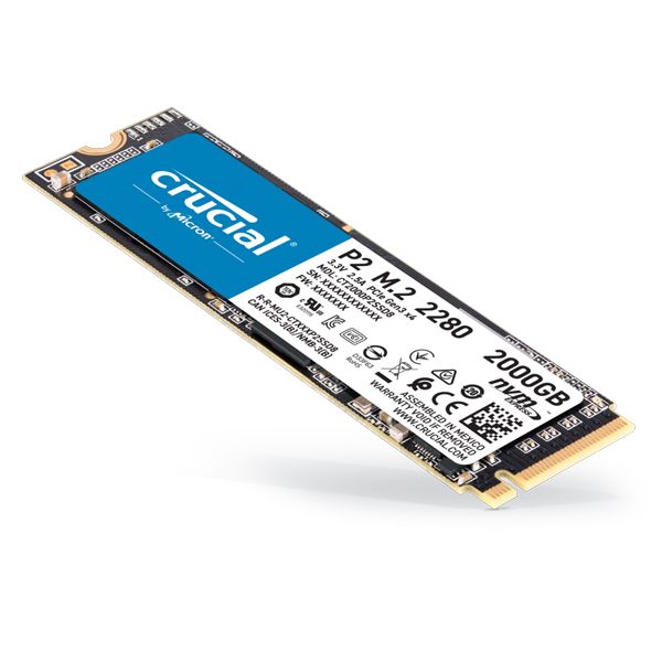 Ổ cứng SSD 2TB Crucial P2 PCIe NVMe CT2000P2SSD8