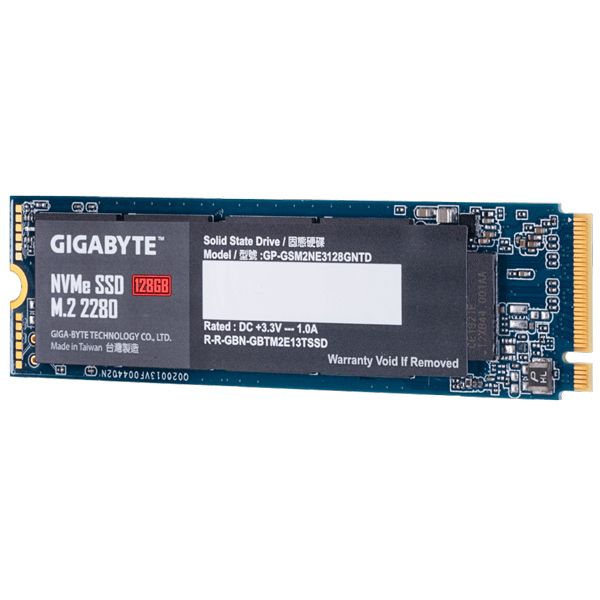 Ổ cứng SSD Gigabyte 128GB M.2 2280 PCIe NVMe Gen 3x4 GP-GSM2NE3128GNTD