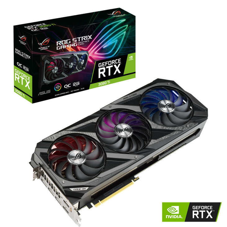 Card màn hình Asus ROG Strix GeForce RTX 3080Ti OC 12GB GDDR6X ( ROG-STRIX-RTX3080TI-O12G-GAMING )