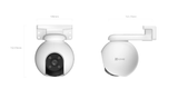 Camera WiFi EZVIZ H8 Pro 3K 5MP