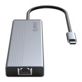 Bộ chia USB5 trong 1 cổng Type C Orico 5SXRJ-GY