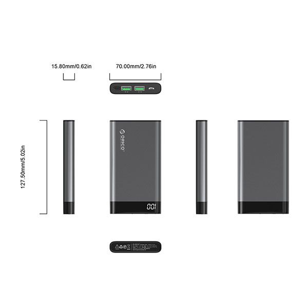 Sạc dự phòng ORICO YC10