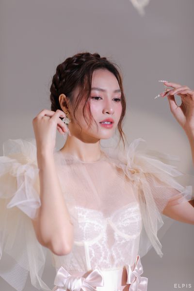 Nude ELPIS - Áo lưới see-thru SP23T04